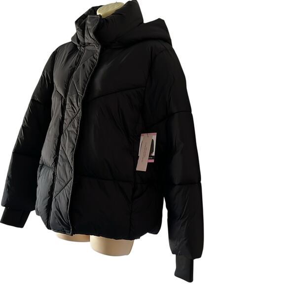 BCBGeneration Premium Performance Black Puffer Winter Ski Jacket Women’s Small - Picture 2 of 15